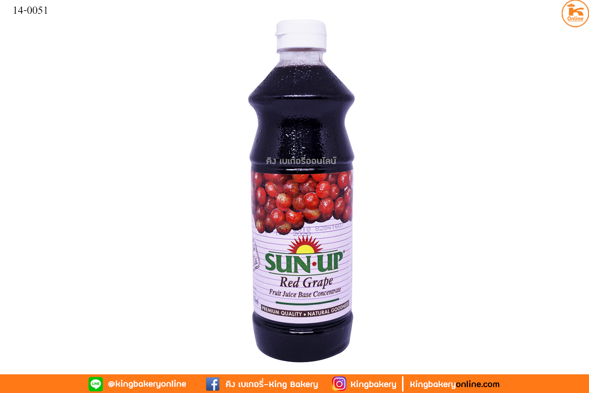 น้ำองุ่นแดง SUN UP 850 ml.(1ลังx12ขวด)