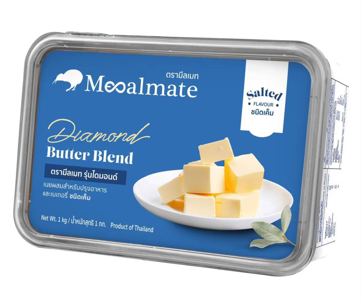 เนยสด Mealmate Butterblends Diamond Salted (เค็ม) 1 กก.
