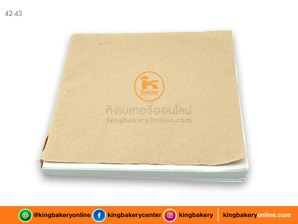 กระดาษแซนวิชขนาด 10x10 อย่างบาง